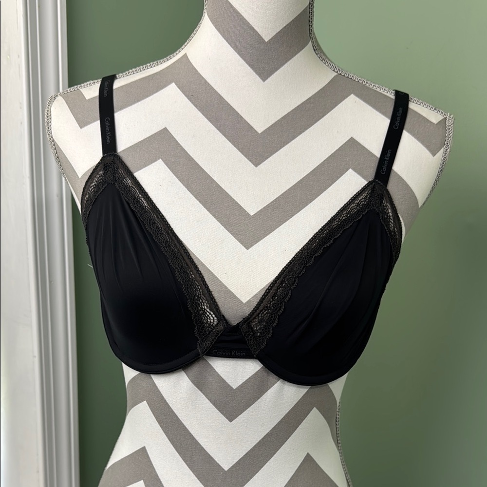 Calvin Klein black bra 36C